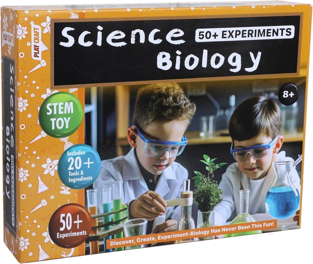Science Biology 50+ Experiments Play Craft 8+ by Gift Hub Mart