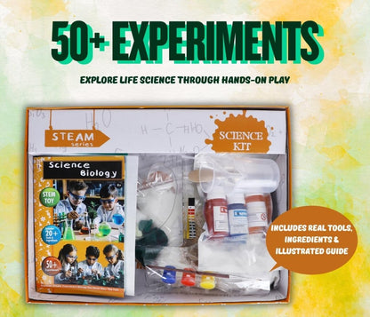 Science Biology 50+ Experiments Play Craft 8+ by Gift Hub Mart