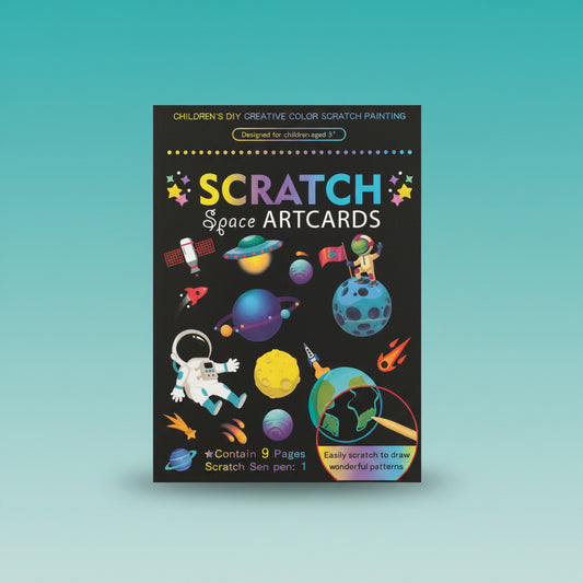 Scratch Art Cards- 9 Pgs by Gift Hub Mart