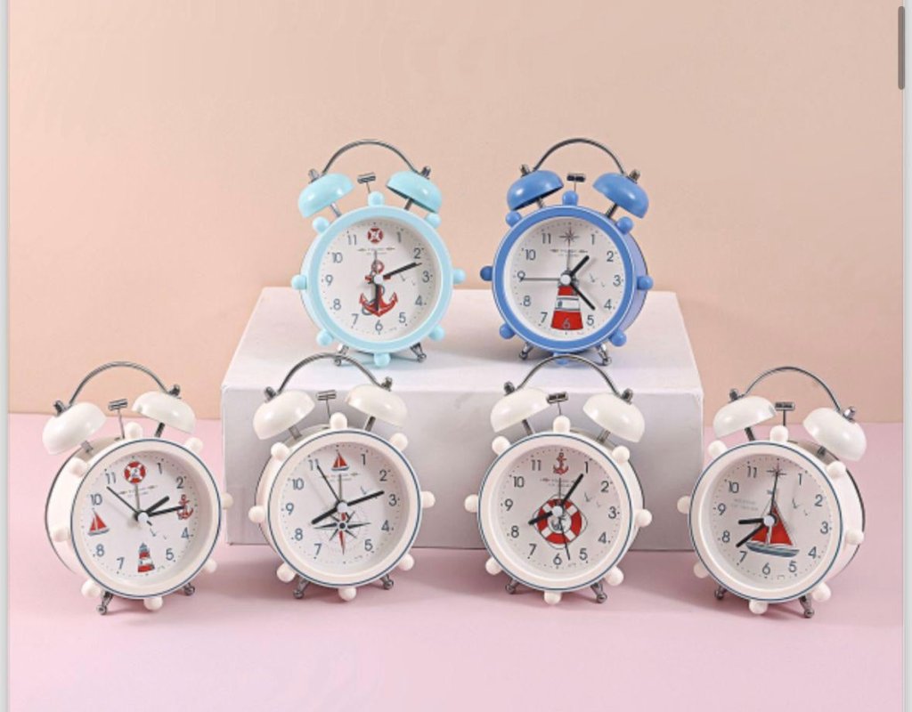 Sea Voyage Table Clock with Alarm by Gifthubmart