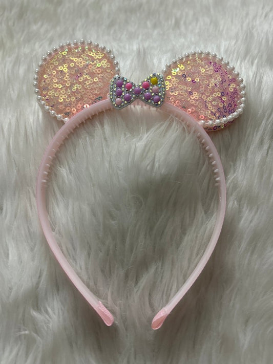 Sequins Bunny Ears Hairband by Gift Hub Mart