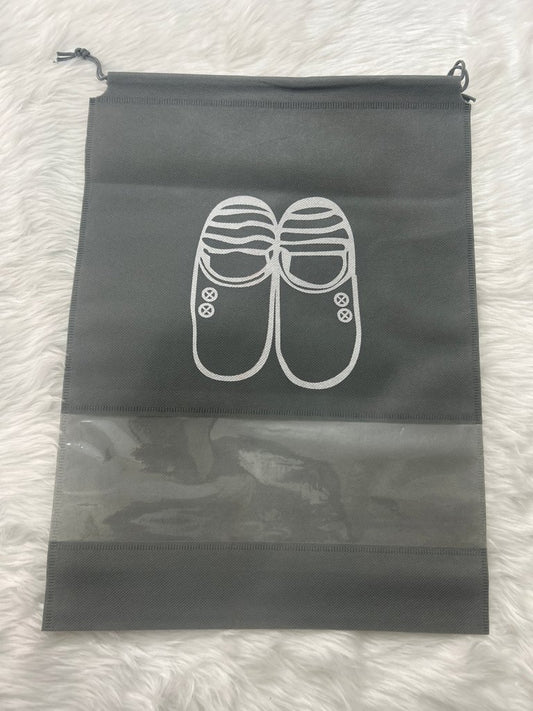 Shoe Pouch Grey Big by Gift Hub Mart
