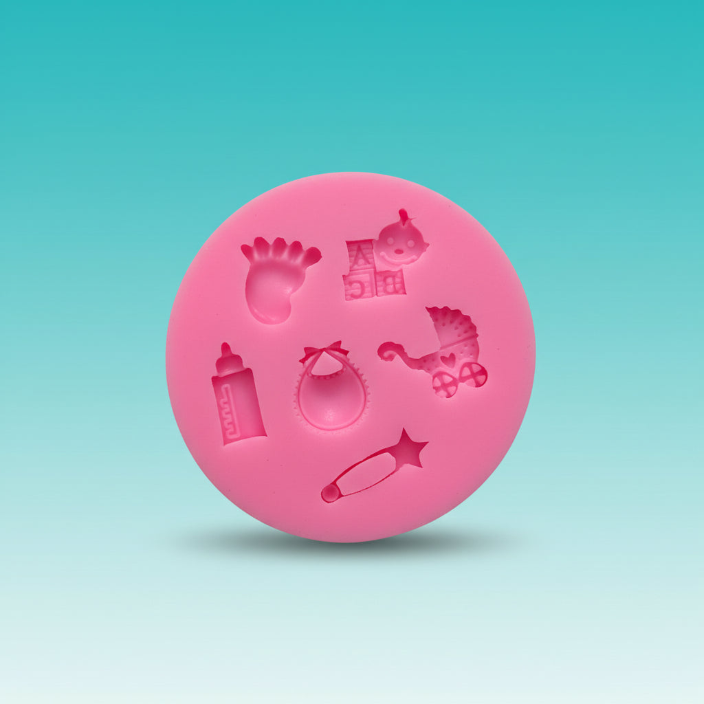 Silicon Mould- Baby Elements Miniatures by Gift Hub Mart