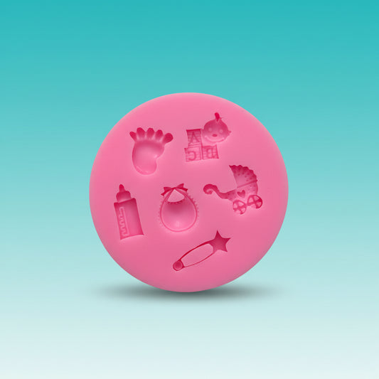 Silicon Mould- Baby Elements Miniatures by Gift Hub Mart