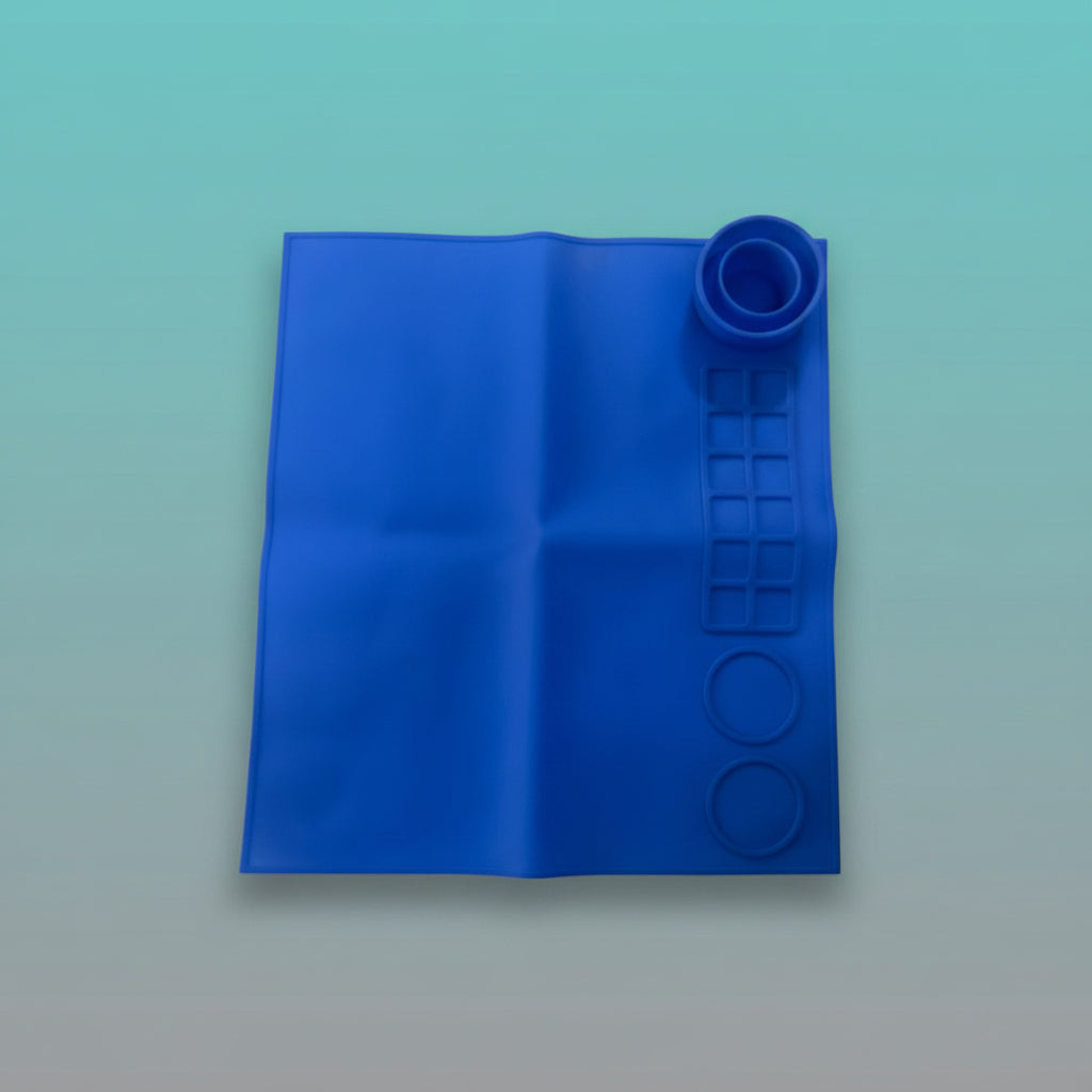 Silicon Painting Mat with Cup by Gifthubmart