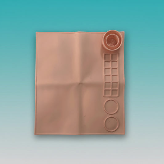 Silicon Painting Mat with Cup by Gifthubmart