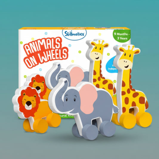 Skillmatics ANIMAL ON WHEELS by Gifthubmart