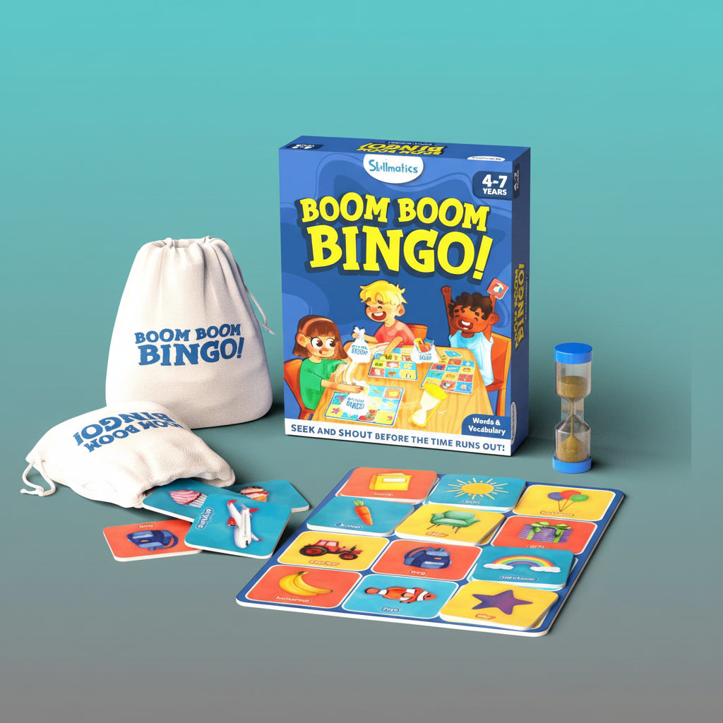 Skillmatics Boom Boom Bingo Words & Vocabulary by Gifthubmart
