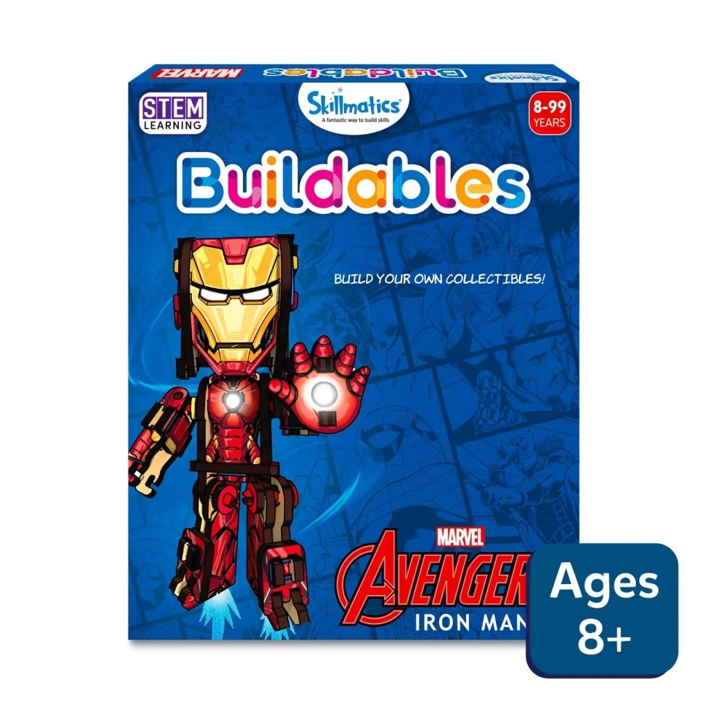 Skillmatics Buildables Ironman Action Figure 8+ by Gifthubmart