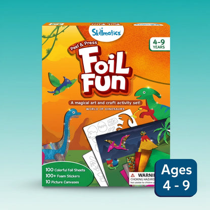 Skillmatics Foil Fun World Of Dinosaurs DIY 4-9 by Gifthubmart