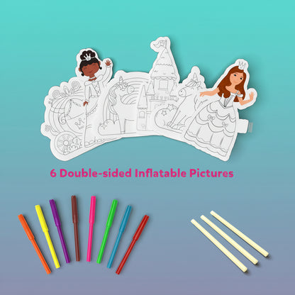 Skillmatics Inflatable Art Unicorn & Princess by Gifthubmart