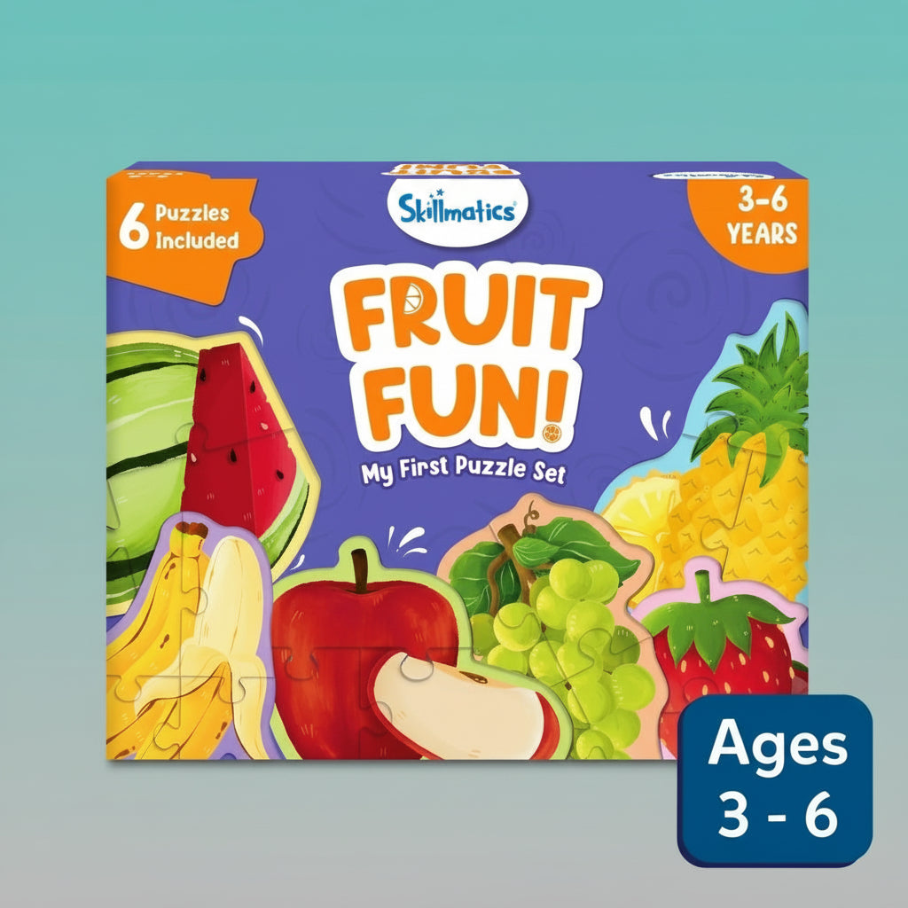 Skillmatics Puzzle Set Fruit Fun by Gifthubmart