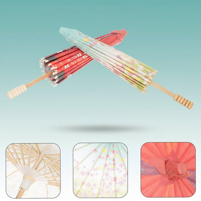 Small Colouring Japanese Umbrella Wagasa by Gifthubmart