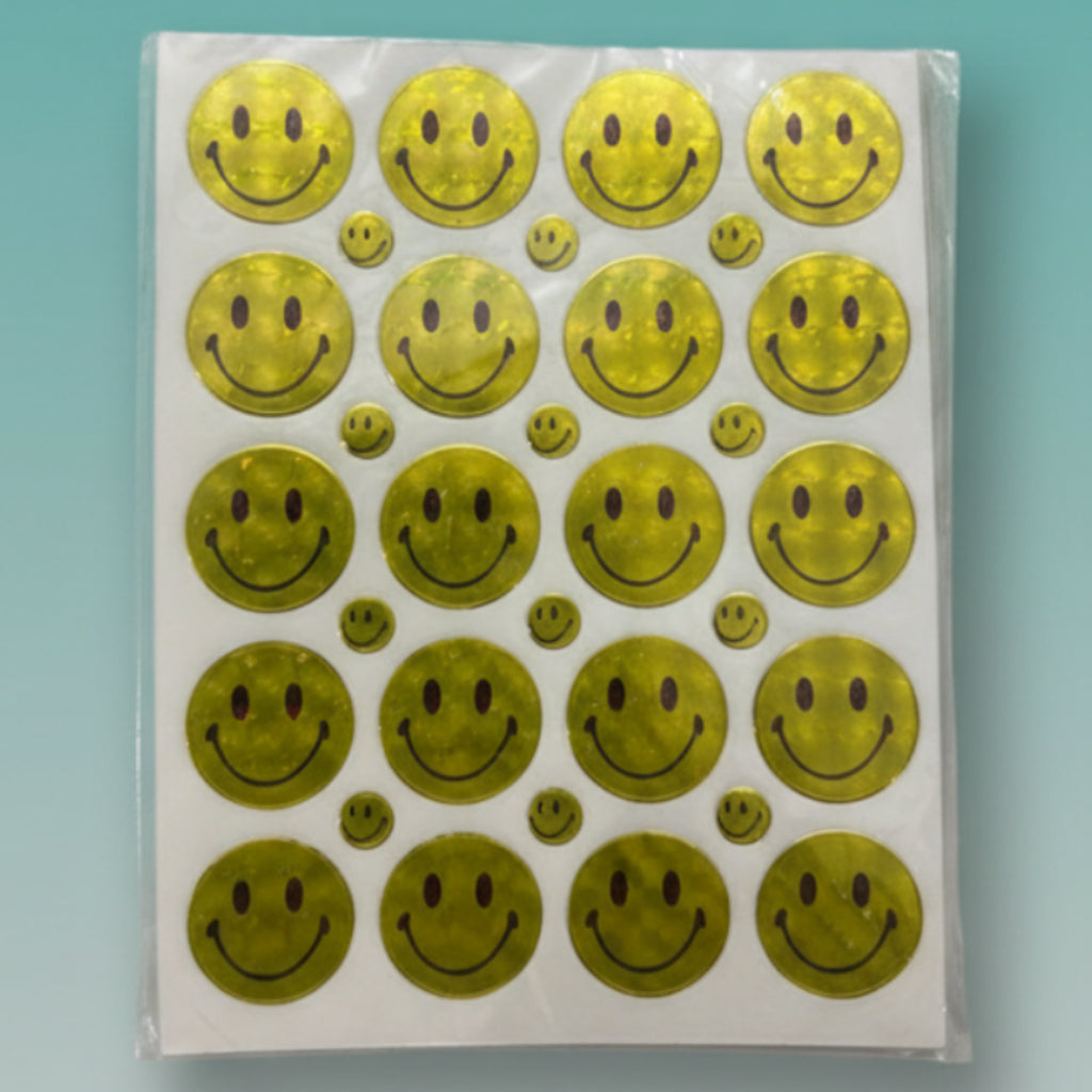Smiley Sticker Sheet by Gifthubmart
