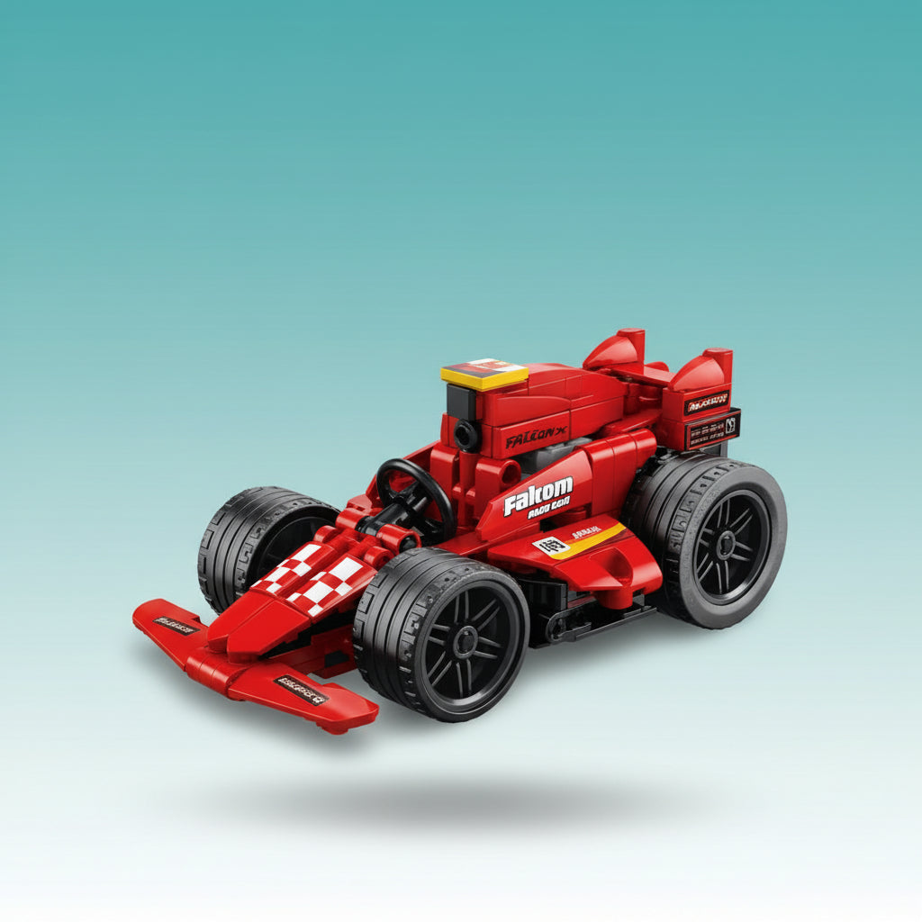 Snapback Falcon X Racer Car Building Blocks 6+ by Gift Hub Mart