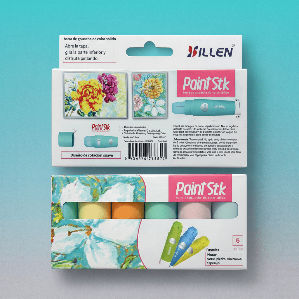 Solid Tempera Paint Pens- 6 by Gift Hub Mart