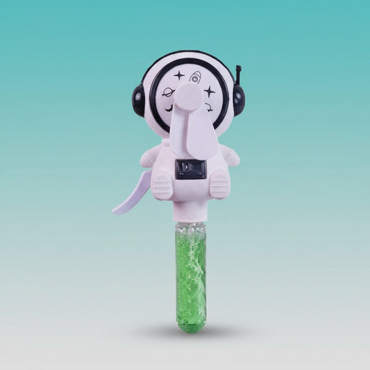 Space Fan with Bubble Stick by Gifthubmart