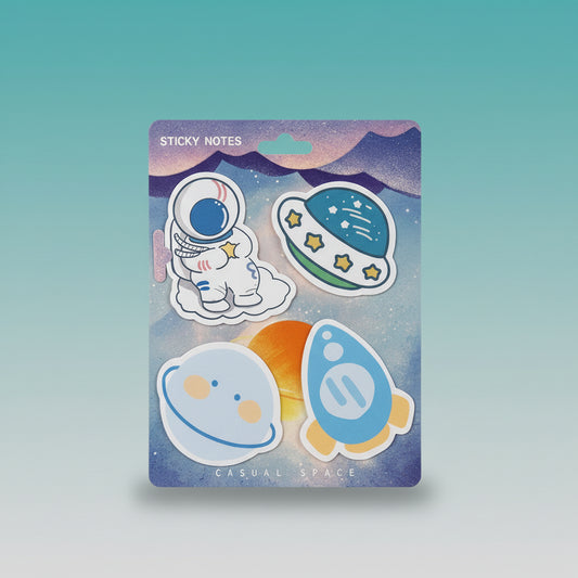 Space Sticky Notes by Gift Hub Mart