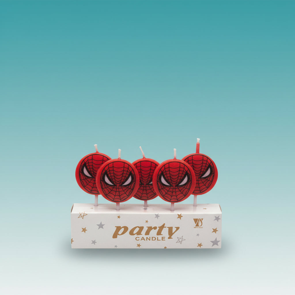 SpiderMan Candle Single Pcs by Gifthubmart