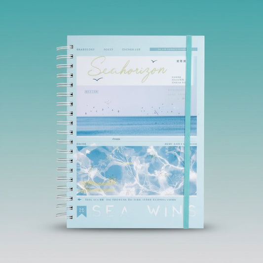 Spiral Notebook Sea Theme by Gifthubmart