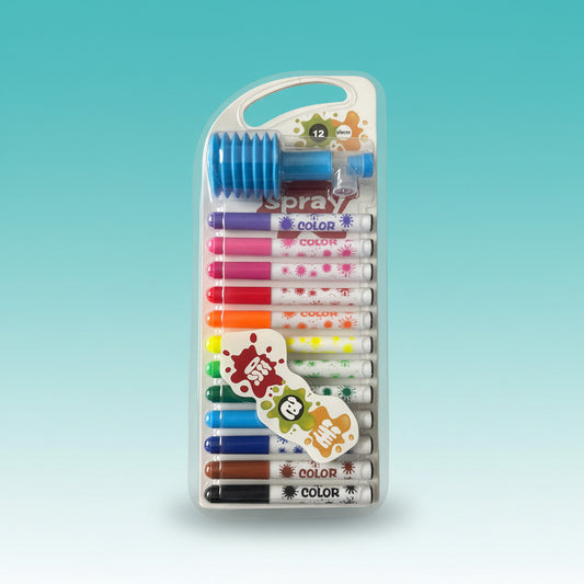 Spray Pen - Set of 12 by Gift Hub Mart