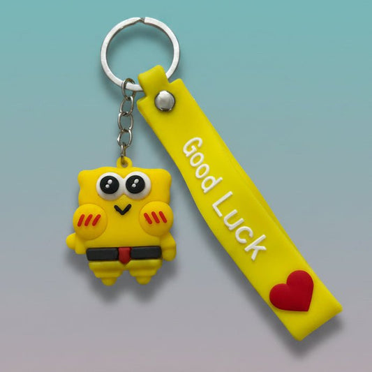 SquarePants Keychain- Good Luck