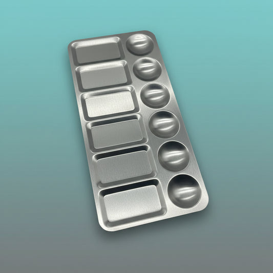 Steel Colour Mixing Palette by Gifthubmart