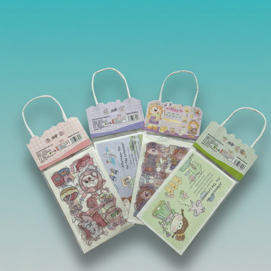 Sticker Bag Pack of 4 by Gifthubmart