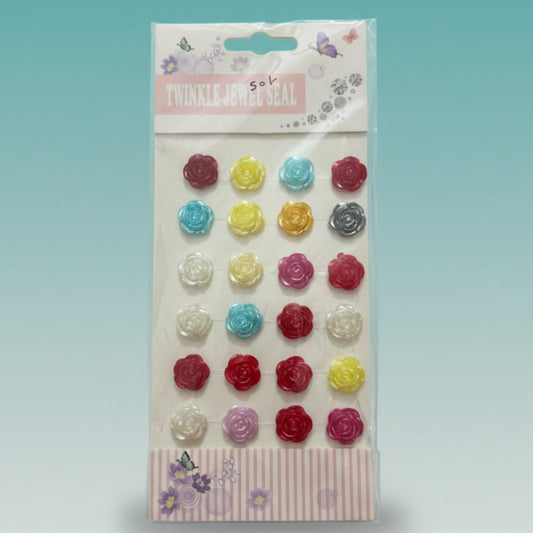 Sticker Twinkle Jewel Seal Rose by Gifthubmart