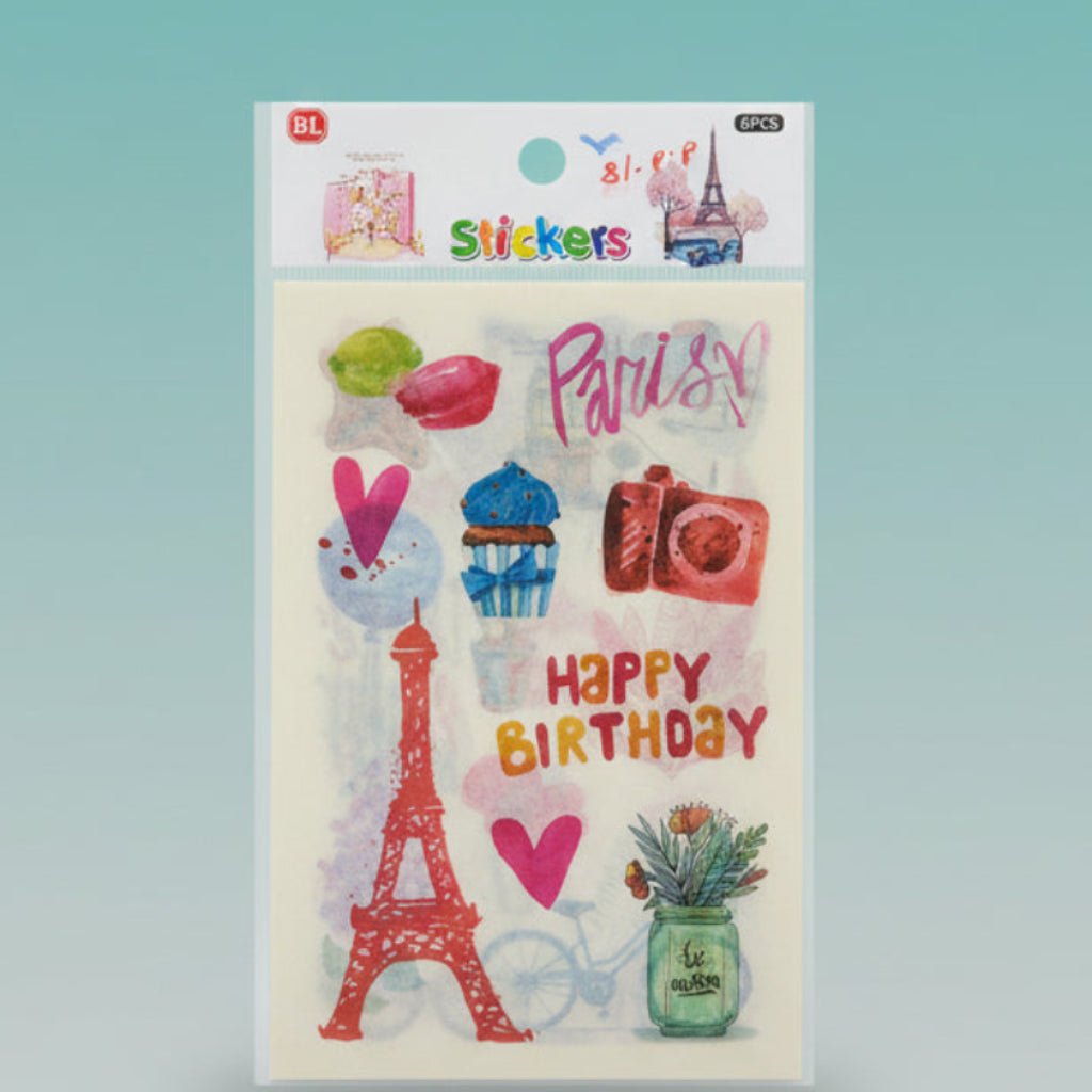 Stickers Mix Design BL Series by Gifthubmart