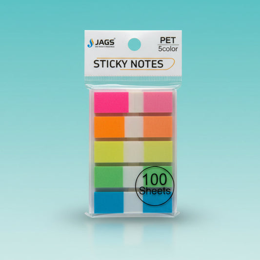Sticky Note Index Neon 5 Colour JSNA03 by Gift Hub Mart