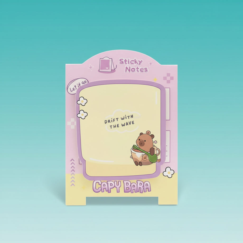 Sticky Note- Master Capybara by Gift Hub Mart