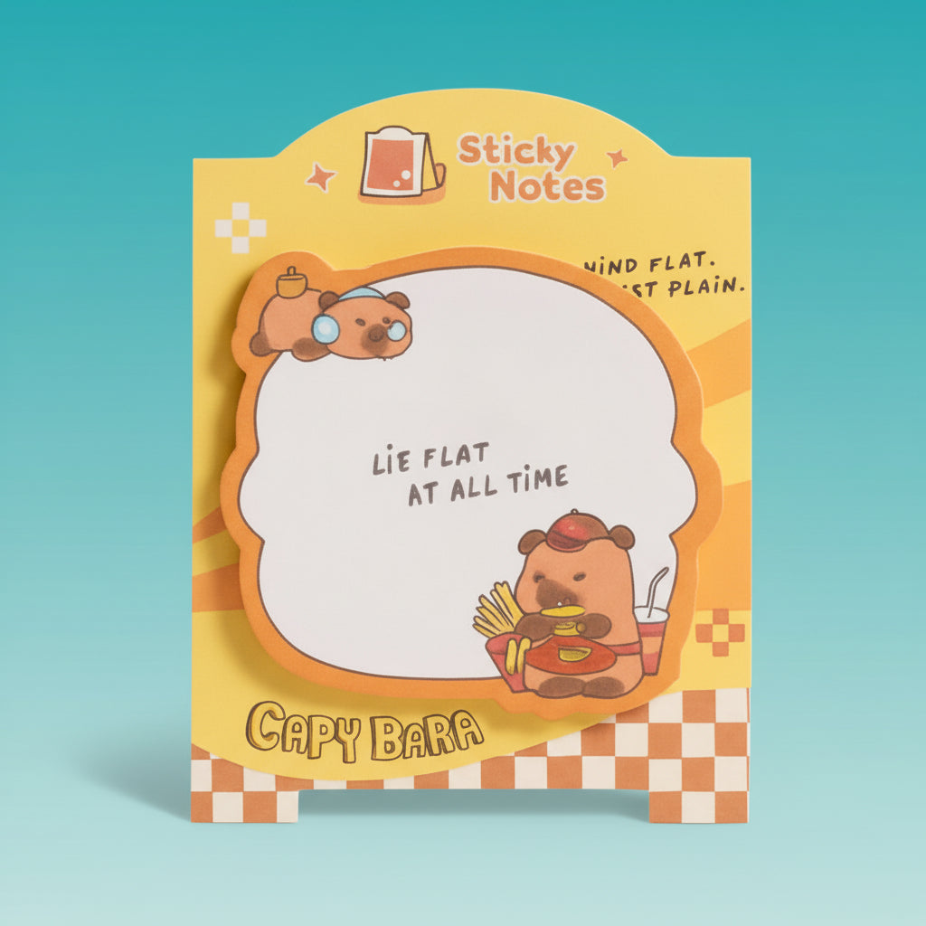 Sticky Note- Master Capybara by Gift Hub Mart