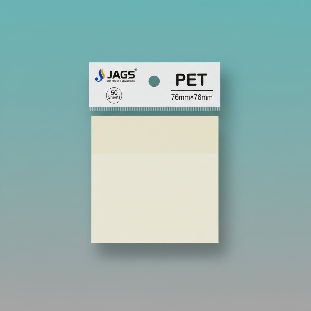 Sticky Note Transparent 76x76mm JSNT3X3T by Gift Hub Mart, 50-sheet pack