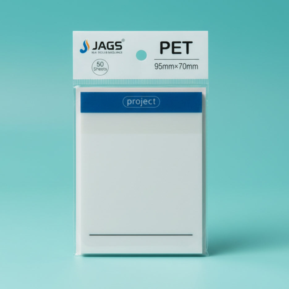 Sticky Note Transparent Project 95x70mm JSNT3X4PT by Gift Hub Mart