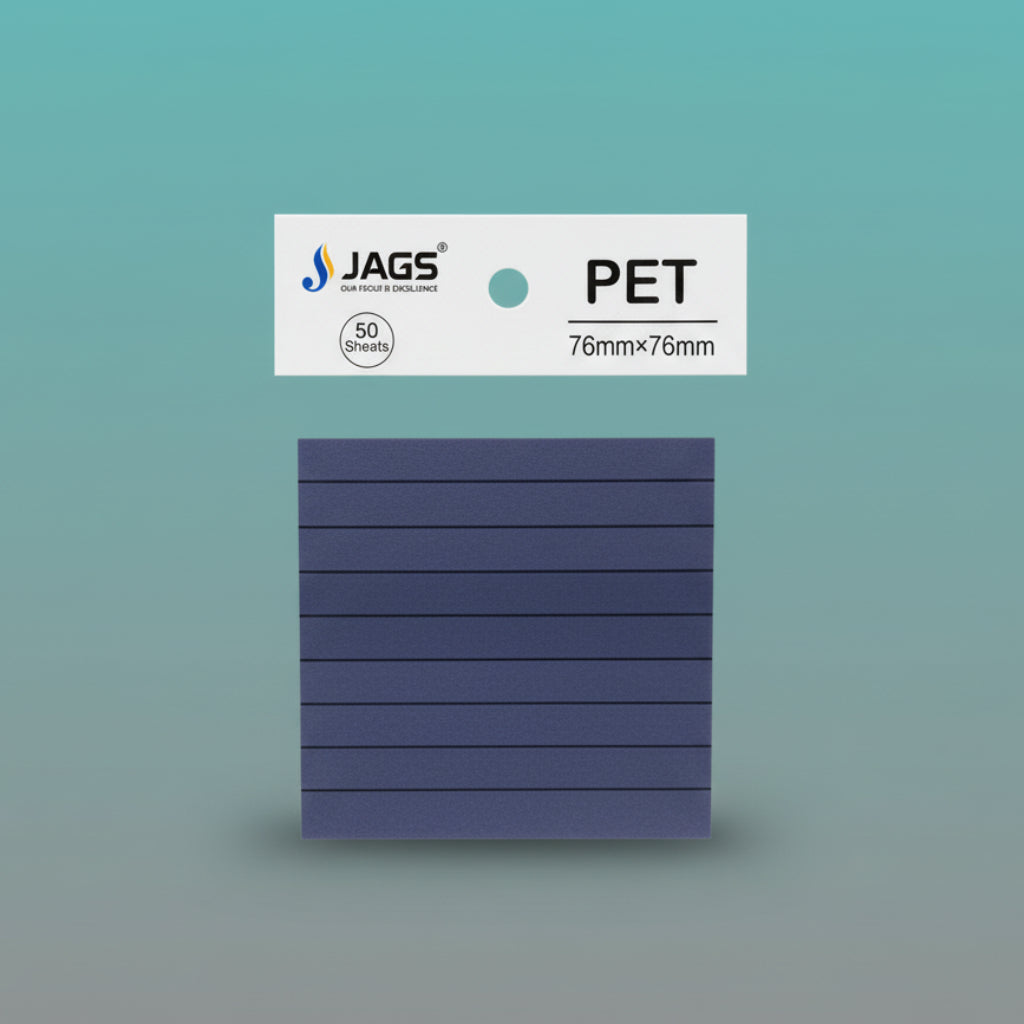 Sticky Note Transparent Ruled 76x76mm JSNT3X3RD by Gift Hub Mart