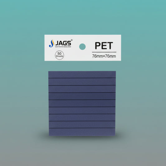 Sticky Note Transparent Ruled 76x76mm JSNT3X3RD by Gift Hub Mart