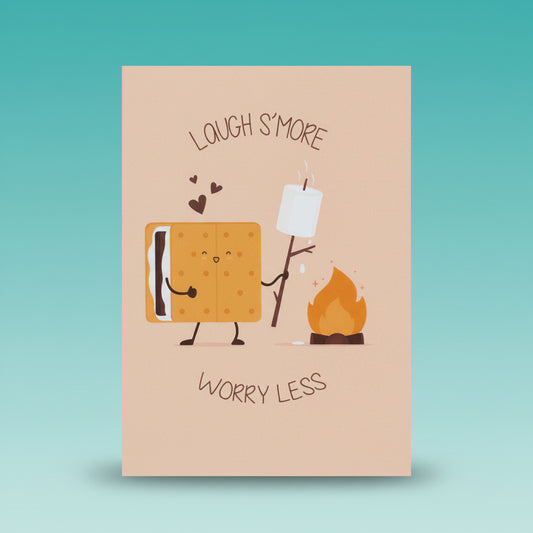 Sundaram CB A6 NB Laugh More, Worry Less by Gifthubmart