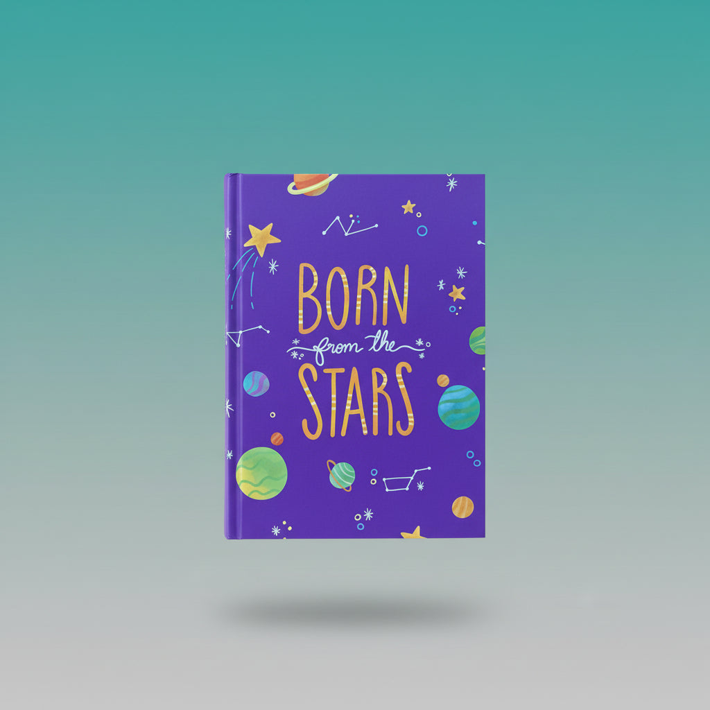 Sundaram CB A6 Notebook- Born From The Stars by Gift Hub Mart