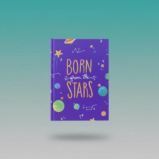 Sundaram CB A6 Notebook- Born From The Stars by Gift Hub Mart