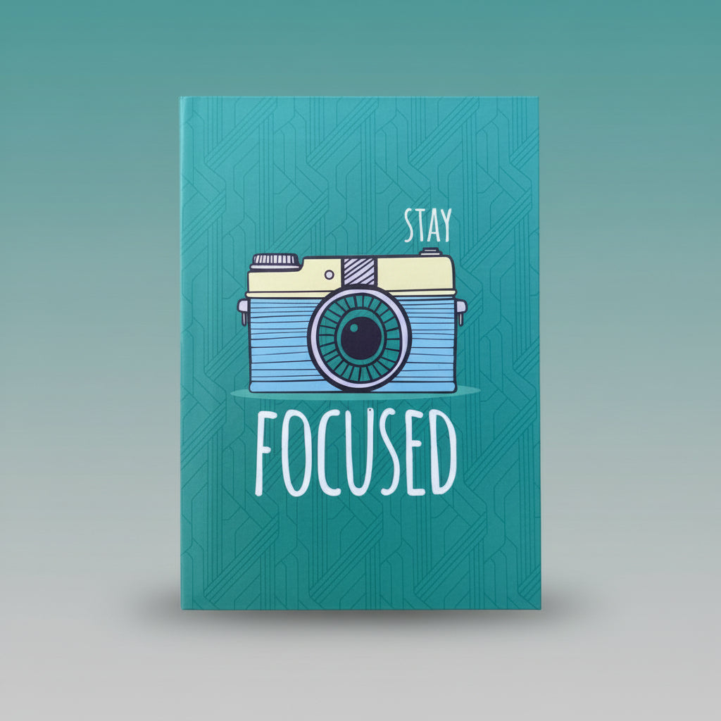Sundaram CB A6 Notebook- Stay Focused by Gift Hub Mart