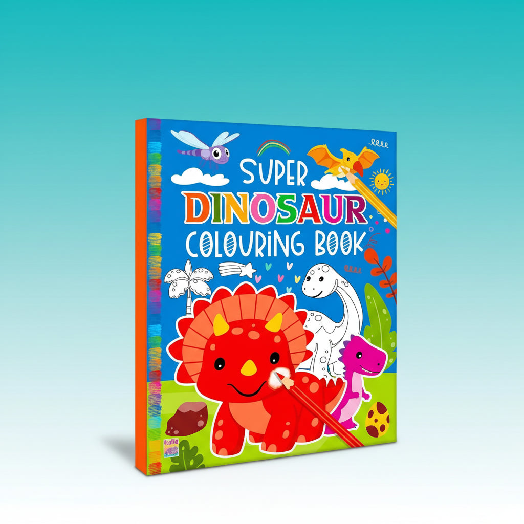 Super Dinosaur Colouring Book 3+ HF by HF