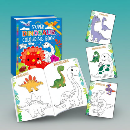Super Dinosaur Colouring Book 3+ HF by HF