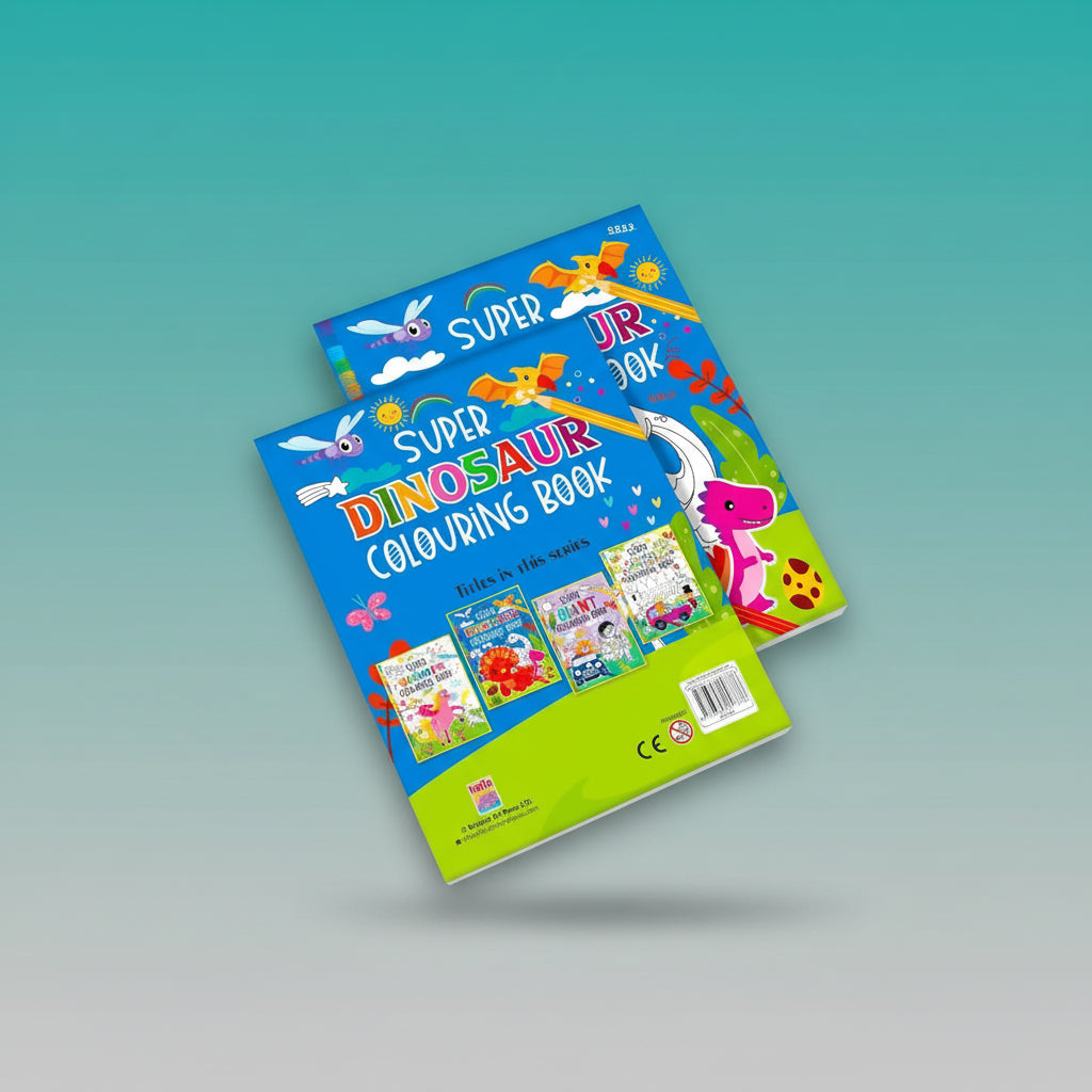 Super Dinosaur Colouring Book 3+ HF by HF