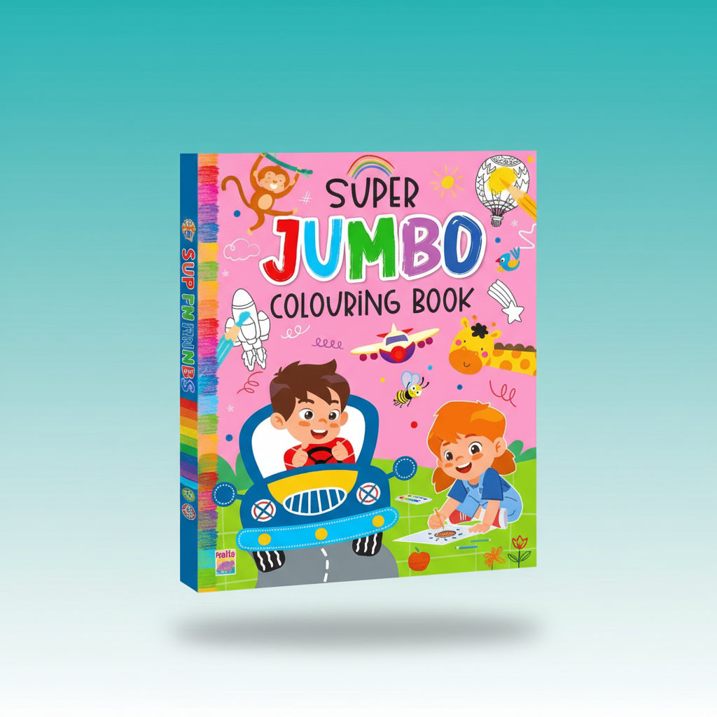 Super Jumbo Colouring Book 3+ HF by HF