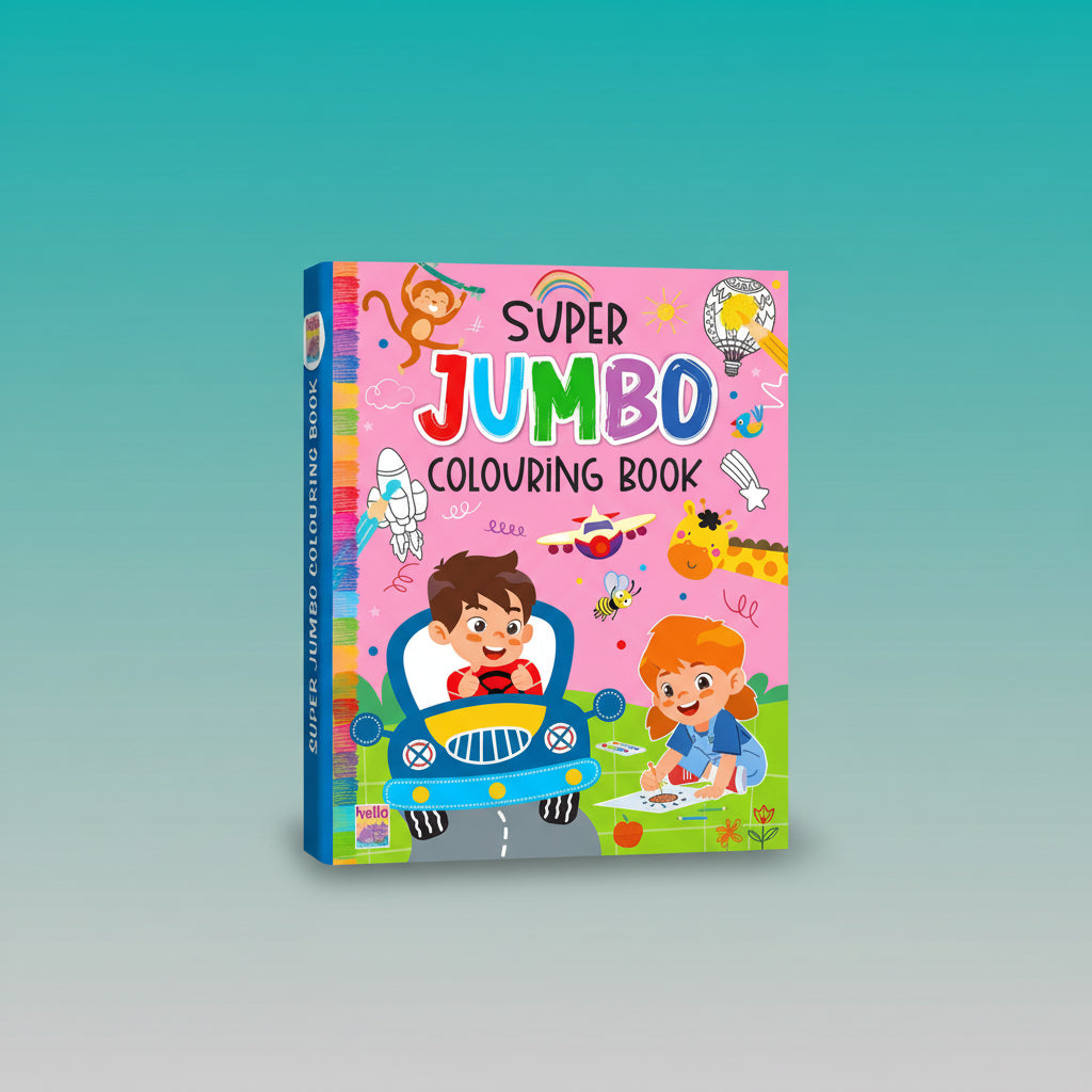 Super Jumbo Colouring Book 3+ HF by HF