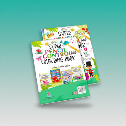 Super Pencil Control & Colouring Book 3+ HF by HF