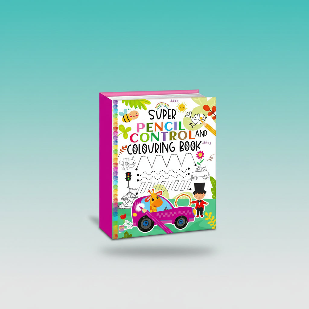 Super Pencil Control & Colouring Book 3+ HF by HF
