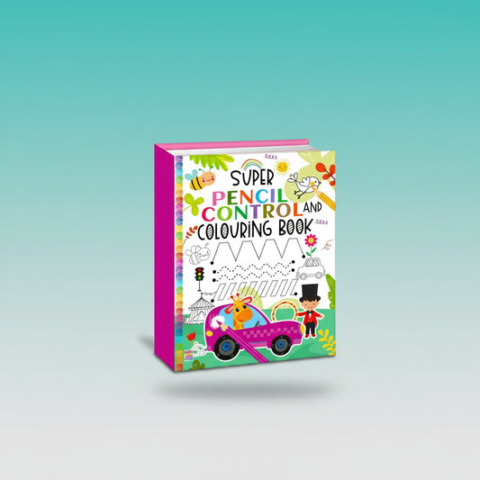 Super Pencil Control & Colouring Book 3+ HF by HF