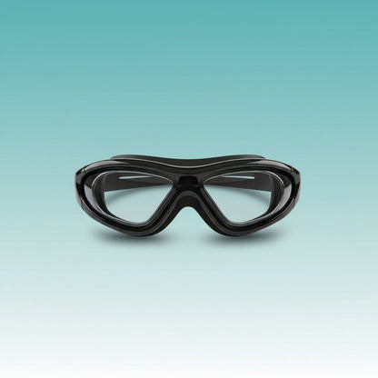 Swim Goggle CI 333-1 by Gift Hub Mart in black with adjustable strap and compact lens frame